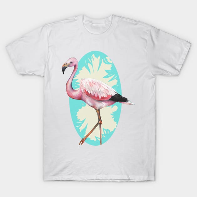 Andean Flamingo T-Shirt by IndiasIllustrations